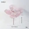 Polvo Adhesivo para Tela Flor de Navidad 24cm Flor Artificial Corona de Árbol de Navidad Vid Arreglo de Flores de Terciopelo Decoración Navideña