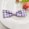 Novo Tecido Xadrez Laços Acessórios Laços DIY Acessórios para Cabeça Sapatos e Meias Roupas Acessórios Semi-Acabados