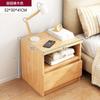 Mesita de noche Personalizada Simple Moderna para Dormitorio Gabinete de Almacenamiento para el Hogar Económica Multifuncional Mesita de Noche con Almacenamiento