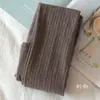LeggingsLolita Retorcidos Estilo Japonés Blanco Leche Otoño e Invierno Forrados de Felpa Engrosados Cintura Alta Moldeadores de Vientre Medias de Punto Color Avena