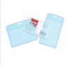 Conjunto de tarjeta de identificación transparente PP al por mayor de fábrica, conjunto de tarjeta de identificación de estudiante, conjunto de tarjeta de control de acceso, tarjeta de trabajo, conjunto de protección de insignia horizontal y vertical