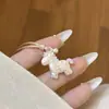 Collar con Colgante de Caballo Dopamina Esmaltado Año Nuevo Año del Caballo Año del Zodiaco Cadena para el Cuello Versátil de Moda Regalo para Novia
