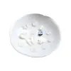 Accesorio de gato sin rostro de nácar blanco natural, componentes de joyería DIY para collar y pulsera semiacabados perforados, venta directa de fábrica