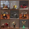Artesanato Retro Americano, Enfeites Criativos, Enfeites de Modelo de Motocicleta, Decorações Estilo Industrial para Lojas de Roupas e Cafés