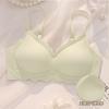 Ropa interior sin costuras para mujer, sin aro de acero, espalda hermosa, muestra pecho grande, pecho pequeño realzado, sujetador para dormir conciso, ropa interior de jalea para mujer