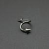 Anillo Labial Barra S Acero Titanio Piercing Labial Arete Hueso Oreja Cono Puntiagudo 316L Joyería Piercing Corporal Acero Inoxidable Piercing Trendy