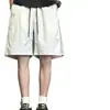 Pantalones cortos deportivos finos de verano, pantalones casuales de secado rápido para exteriores de talla grande hasta la rodilla, pantalones de seda helada de longitud media para hombre