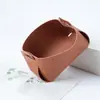 Caixa de Armazenamento de Couro Estilo Nórdico para Hall de Entrada, Caixa de Armazenamento de Presente para Chaves, Caixa de Armazenamento para Joias e Cosméticos, Caixa de Armazenamento para Mesa