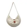 Bolsas de Punto Serie Diseño de Nicho, Bolsos de Mano, Bolsos Tote de Jacquard Trenzado con Empalme de Color Sólido, Bolsos Cruzados Versátiles