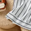 Ropa de Mujer de Gama Alta con Descuento Dongdaemun Chaleco de Rayas Verticales Top Delgado 2025 Verano Coreano Camisa Base Holgada para Mujer
