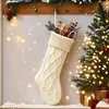 Amazon transfronterizo bolsa de regalo para calcetín de Navidad decoración arreglo de colgantes navideños suministros juego doble forma de diamante grande