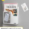 Home Story Caixa de Armazenamento Magnética para Geladeira Japonesa Prateleira de Armazenamento sem Furos Cesta de Armazenamento para Filmes de Conservação de Utensílios Domésticos