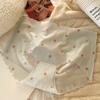 Verão de secagem rápida sem vestígios de seda de gelo Underwear feminino de cintura média ultrafina máscara calças Mulberry Silk Virilha morango estampado cueca feminina