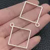Serie de Marcos Geométricos Huecos de Resina Marcos en Forma de Diamante Estrellas de Cinco Puntas Multicolor Luna Corazón Accesorios para Joyería DIY