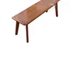 Banco Longo de Madeira Maciça para Uso Doméstico, Adequado para Sala de Estar, Troca de Sapatos, Pé da Cama, Sala de Jantar, Design Simples Multiuso, Novo Modelo Mesa de Chá Banco de Jantar