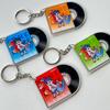 Llavero Adorno Giratorio de Acrílico NFC Disco de Música Tarjeta Musical de Vinilo Periféricos de Estrella de Anime
