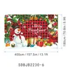 Banner de Fundo de Natal Transfronteiriço Configuração de Decoração de Feriado da Amazon Bandeira Pendurada de Papai Noel Interna e Externa Personalização