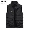 Chaleco de Pesca Casual para Hombre Primavera y Verano 2025 Ropa de Trabajo para Hombre Talla Grande Multibolsillos Chaleco de Secado Rápido
