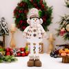 Enfeites Criativos Transfronteiriços de Bonecos Telescópicos Novos para o Layout da Atmosfera de Natal para Idosos Boneco de Neve Rena Boneco Telescópico