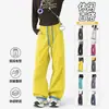 Calça de Softshell à Prova de Três Elementos Dopamine Outdoor com Perna Curva Outono Nova Marca Tendência para Casais Elástica Patchwork Americano Calça Esportiva