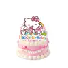 Em estoque Decorações de Festa Rosa Hello Kitty Pratos de Papel de Aniversário Copos de Papel Bandeirolas Balões Conjunto de Talheres Descartáveis