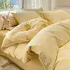 Conjunto de Roupa de Cama de Algodão 100% Grau Mãe e Bebê Quatro Peças Novo Conjunto de Três Peças de Alta Qualidade com Capa de Edredom de Algodão Puro Lençol com Elástico