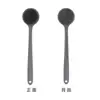 Escova de Banho Dupla Face com Cabo Longo Escova de Chuveiro Escova Grossa para Costas Ferramenta Autossuficiente Esfoliador de Costas Escova de Banho de Silicone
