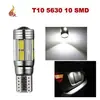 Luz LED pequena para carro T10 decodificação destaque 5630 10smd luz de seta de largura lâmpada w5w âmbar amarelo luz de placa de licença