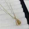 Colar de Cabacinha Fulu da Moda para Mulheres, Novo Estilo Chinês Versátil Leve Luxo Corrente de Clavícula de Ponta Acessório Simples Elegante