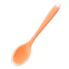 Cuchara de Silicona Tamaño Pequeño Resistente a Altas Temperaturas Antiadherente Olla para Insectos Misma Cuchara Pequeña Cuchara para Estudiantes Cuchara para Mezclar Alimentos Complementarios para Bebés