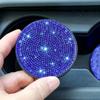 Alfombrilla para taza con taladro completo para coche, alfombrilla para taza con diamantes, decoración creativa para coche, silicona antideslizante, suministros automotrices, fabricantes al por mayor