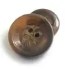 Botón de resina de cuatro ojos con patrón de flor de palo al por mayor, botón de traje, botón de puño de bolsillo para vestido de niño