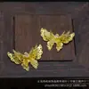 Accesorios para Joyería Hechos a Mano DIY Decoración de Mariposa Tridimensional de Tres Capas con Diamantes Tocado de Vestuario Antiguo Pasador de Estilo Antiguo Materiales para Accesorios del Cabello