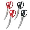 Tijeras para barbacoa de acero inoxidable Spot Codo pequeño dentado antideslizante Tijeras coreanas para barbacoa Tijeras de cocina fuertes Venta al por mayor