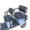 Adecuado para asiento de triciclo eléctrico Yadi C18, funda de asiento, protección solar, impermeable, cuero engrosado, funda de asiento universal para cuatro estaciones