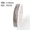Fio de Aço para Miçangas Fio de Nylon Joias Prata DIY Acessórios para Joias Artesanais Pulseira Colar Materiais para Miçangas