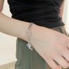 ¿Por qué no volver a la multitud con cadena de clavícula con costura de circonita negra, collar de personalidad simple para mujer, collar con hebilla?