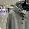 Venta de liquidación de marca: Chaqueta casual holgada con capucha para hombre Otoño/Invierno, cortavientos business casual, forro polar