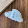 Presilha de Cabelo Triangular de Renda Retrô Estilo Francês para Mulheres, Piranha de Cabelo de Alta Qualidade para Penteados Updo na Parte de Trás da Cabeça, Acessório de Cabelo Versátil Tipo Piranha