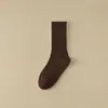 Calcetines de yoga de color liso, calcetines de media pantorrilla para mujer, adecuados para primavera y verano, para fitness, baile, Pilates, calcetines deportivos antideslizantes profesionales, calcetines para el hogar para mujer