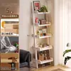Estantería trapezoidal de madera maciza, estante de exhibición de almacenamiento para ventanal, estante de almacenamiento de pie, estantería integrada de pared, armario de almacenamiento, armario de esquina
