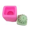 BK1078 cacto molde de silicone aromaterapia molde de vela de gesso