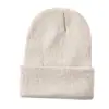Gorro de Punto de Otoño e Invierno para Niños Estilo Europeo y Americano Color Sólido Versátil para Exteriores Unisex Gorro de Punto para Bebé Gorro de Lana Tejida Venta al por Mayor