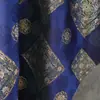 [Restauração da Receita Dourada] Tecido Jacquard Padrão Escuro Bada Dourado Estilo Chinês Saia Rosto de Cavalo Jaqueta Traje Tang Tecido Tingido em Fio