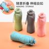 Venta Directa de Fábrica Taza de Agua Plegable de Silicona, Botella de Cola Portátil para Exteriores, Botella de Agua Deportiva Retráctil, Anti-Caídas para Viajes