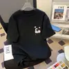 Camiseta de Manga Corta para Mujer Verano 2026 Nuevo Estilo Ropa de Mujer Diseño Estilo Japonés Nicho Camiseta Negra de Media Manga Tendencia Ins