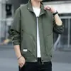 Jaqueta de trabalho gola alta masculina 2023 Primavera e Outono nova marca de moda masculina jovem folgada casual