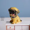 Paisagem Miniatura Esquadrão de Cachorrinhos Fofos Figura de Resina Para Desktop Escritório Cura Presente Criativo Pequeno Ornamento Atacado
