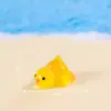 Figuritas de patos luminosos en miniatura para microjardinería creativa, decoraciones de jardín DIY y adornos de escritorio