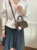 Bolso tipo almohada de alta costura, elegante, con bloques de color, nueva colección otoño 2026, estampado de leopardo, bolso de hombro y cruzado para el día a día, bolso de mano de lujo ligero